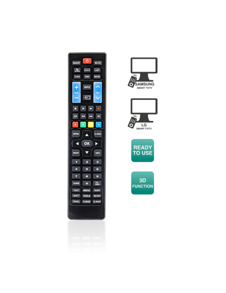 Ewent EW1575 mando a distancia TV Botones