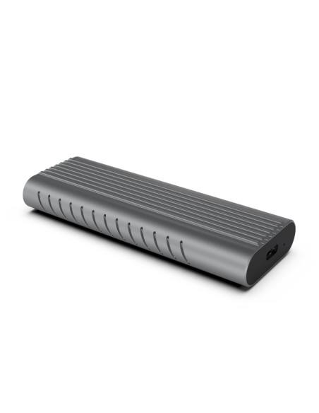 Ewent EW7025 caja para disco duro externo Caja externa para unidad de estado sólido (SSD) Gris M.2