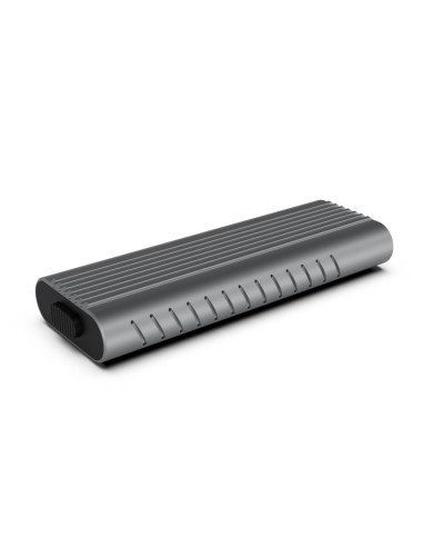 Ewent EW7025 caja para disco duro externo Caja externa para unidad de estado sólido (SSD) Gris M.2