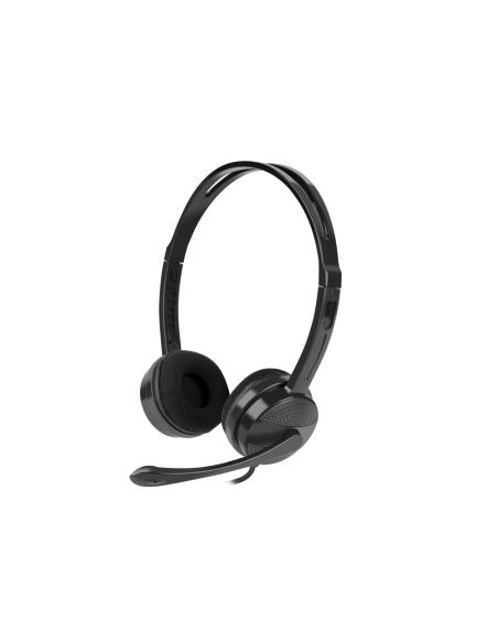 NATEC Canary Go Auriculares Alámbrico Diadema Oficina/Centro de llamadas Negro