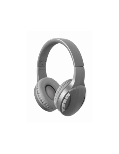 Gembird BTHS-01-SV auricular y casco Auriculares Inalámbrico y alámbrico Diadema Llamadas/Música MicroUSB Bluetooth Plata