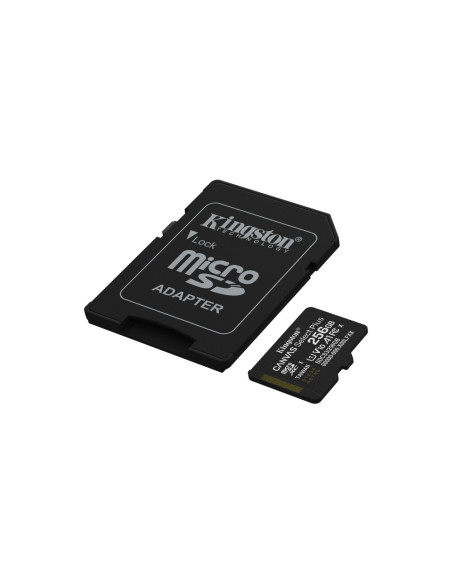 Kingston Technology 256GB microSDXC Canvas Select Plus Gen3 150MB/s A1 (Incluye adaptador de SD)