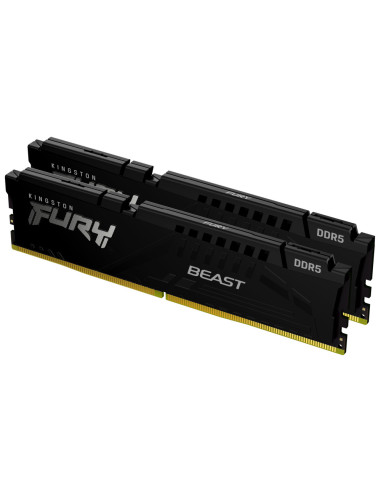 Kingston Technology FURY Beast 32GB 5200MT/s DDR5 CL40 DIMM (Kit de 2) Black