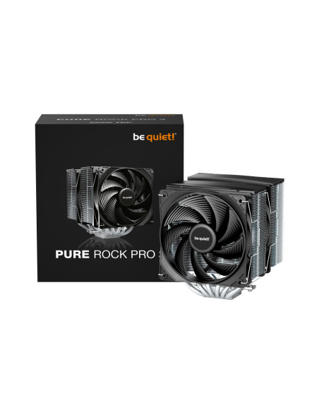 be quiet! Pure Rock Pro 3 Procesador Refrigerador de aire 12 cm Plata 1 pieza(s)