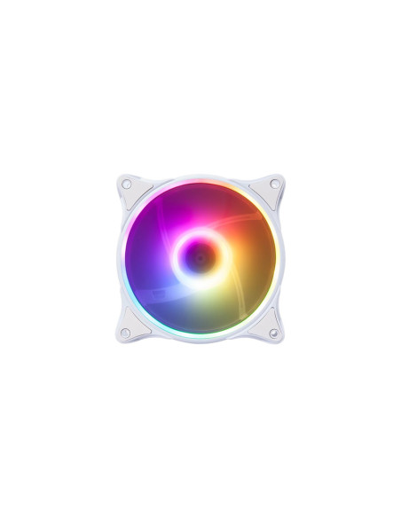 Hiditec N18 ARGB Carcasa del ordenador Ventilador 12 cm Blanco