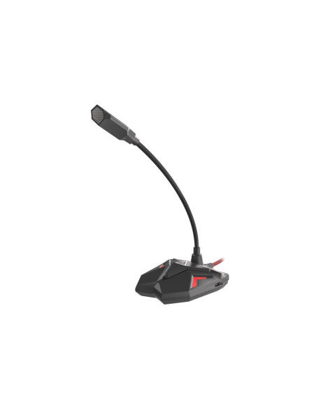 GENESIS Radium 100 Negro, Rojo Micrófono para PC