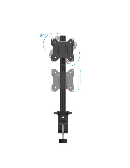 TooQ Soporte de Mesa para Pantallas de 17"-32", Negro