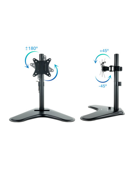 TooQ DB1701TN-B soporte para monitor 81,3 cm (32") Escritorio Negro