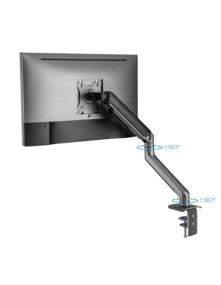 TooQ DB4032TNR-G soporte para monitor 81,3 cm (32") Escritorio Negro
