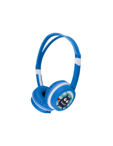 Gembird MHP-JR-B auricular y casco Auriculares Alámbrico Diadema Música Azul