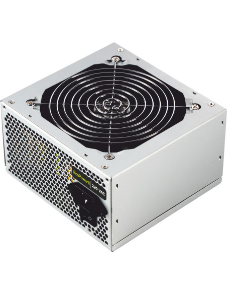 TooQ TQEP-500SSE unidad de fuente de alimentación 500 W 24-pin ATX ATX Plata