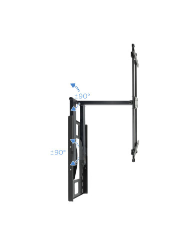TooQ LP4380XL-B soporte para TV 2,03 m (80") Negro