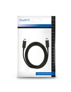 Ewent EC1046 cable USB USB 3.2 Gen 2 (3.1 Gen 2) 1 m USB C Negro 2
