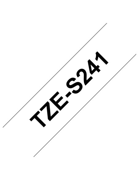 Brother TZE-S241 cinta para impresora de etiquetas Negro sobre blanco TZ