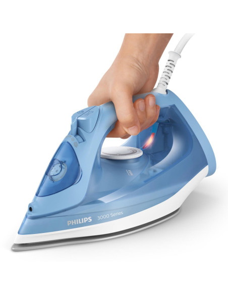 Philips 3000 series DST3020/20 plancha Plancha a vapor Suela de cerámica 2200 W Azul