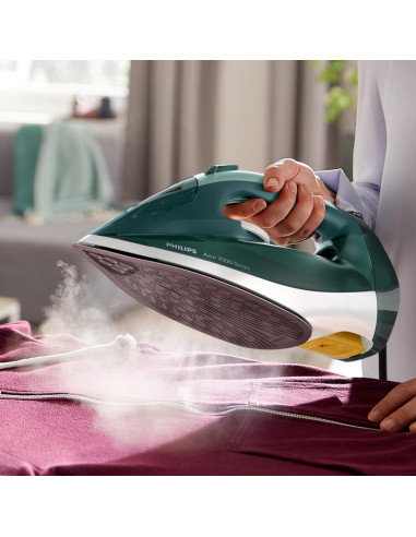 Philips 7000 series DST7031/70 Plancha de vapor HV en verde ópalo/menta