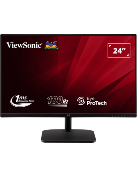Viewsonic Value Series VA2432-MHD-3 pantalla para PC 61 cm (24") 1920 x 1080 Pixeles Full HD LED Negro