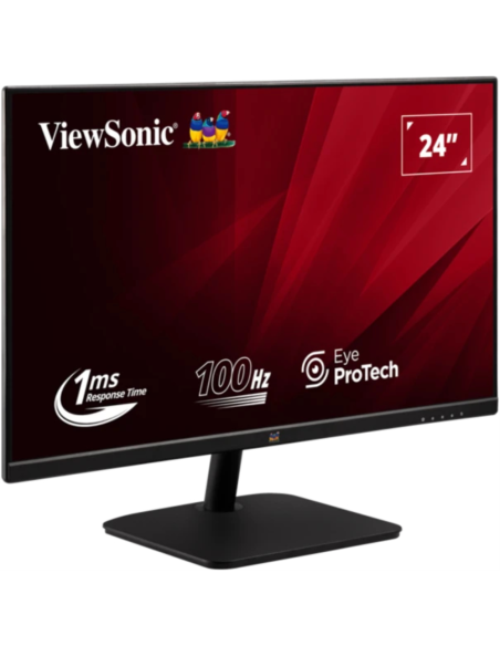Viewsonic Value Series VA2432-MHD-3 pantalla para PC 61 cm (24") 1920 x 1080 Pixeles Full HD LED Negro