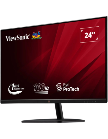 Viewsonic Value Series VA2432-MHD-3 pantalla para PC 61 cm (24") 1920 x 1080 Pixeles Full HD LED Negro
