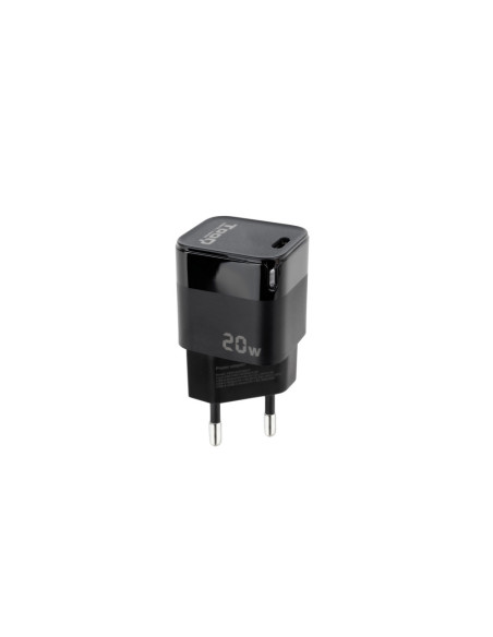 TooQ TQWC-PD20 cargador de dispositivo móvil Universal Negro Corriente alterna Carga rápida Interior
