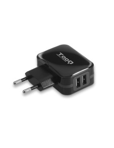 TooQ TQWC-1S02 cargador de dispositivo móvil GPS, MP3, MP4, Teléfono móvil, Consola de juegos portátil, Smartphone, Tableta Negr