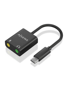 AISENS A109-0767 cambiador de género para cable 2x 3.5 mm