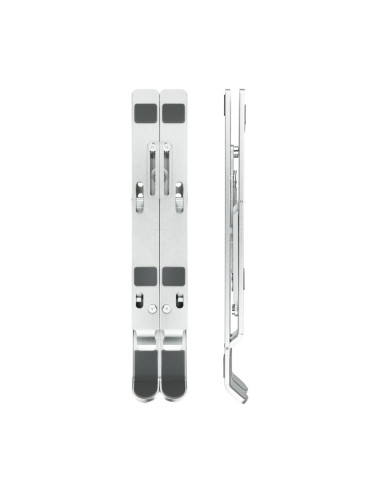 TooQ TQLRS0033-AL soporte para ordenador portátil Soporte para ordenador portátil y tableta Plata 38,1 cm (15")