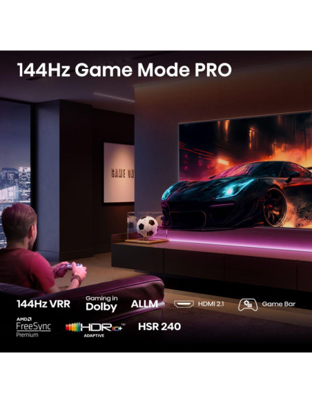 Hisense 100E7Q PRO 2,54 m (100") 4K Ultra HD Smart TV Wifi Negro