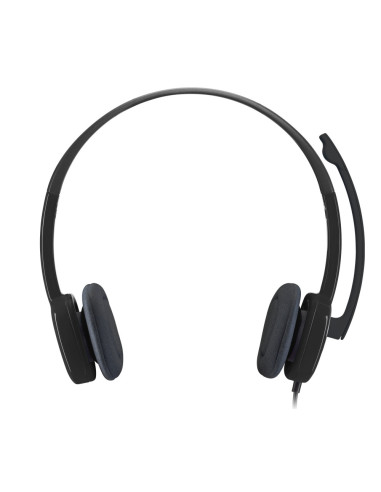 Logitech 981-000589 auricular y casco Auriculares Alámbrico Diadema Oficina/Centro de llamadas Negro