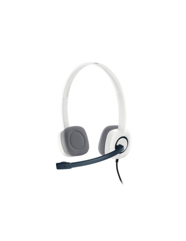 Logitech 981-000350 auricular y casco Auriculares Alámbrico Diadema Oficina/Centro de llamadas Blanco