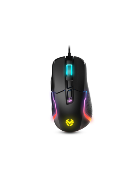 Krom Kick ratón Juego mano derecha USB tipo A Óptico 6200 DPI