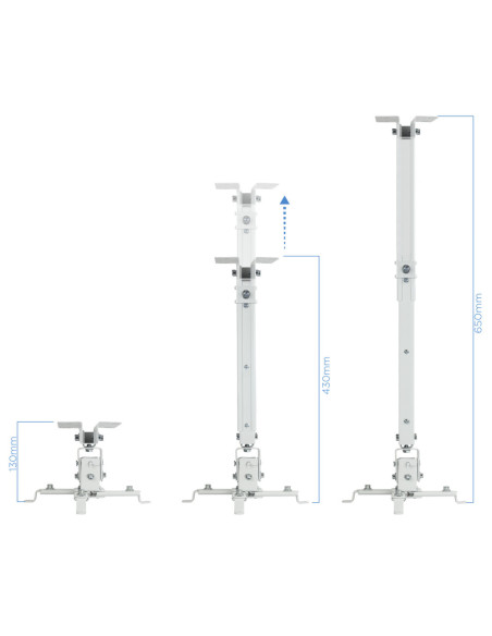 TooQ PJ2012T-W montaje para projector Techo Blanco