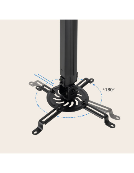 TooQ PJ3030TN-B montaje para projector Negro