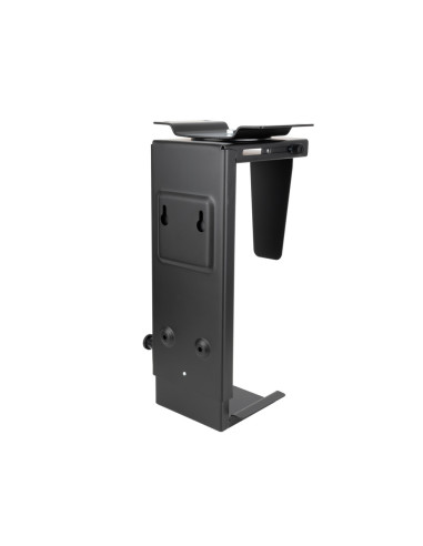 TooQ Soporte Metálico para CPU para Escritorio/Pared, Negro