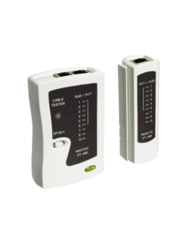 WP WPC-TST-001 comprobador de cables de red Blanco