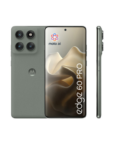 Motorola edge 60 pro 16,9 cm (6.67") SIM doble Android 15 5G USB Tipo C 12 GB 512 GB 6000 mAh Gris