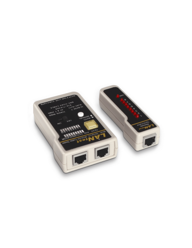 AISENS A142-0314 comprobador de cables de red Comprobador de cables UTP/STP Negro, Gris