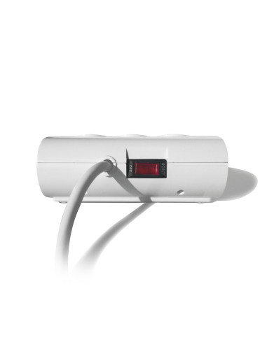 Ewent EW3935 base múltiple 1,5 m 5 salidas AC Interior Blanco