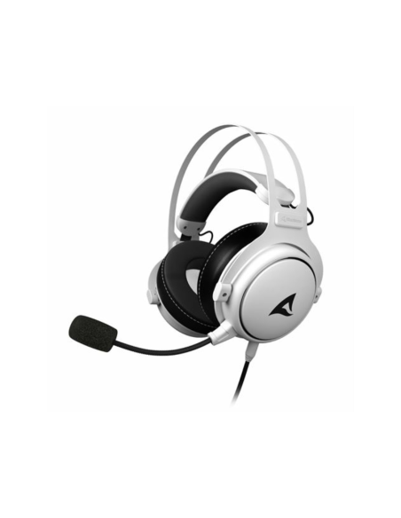 Sharkoon Skiller SGH50 Auriculares Alámbrico Diadema Juego Negro, Blanco