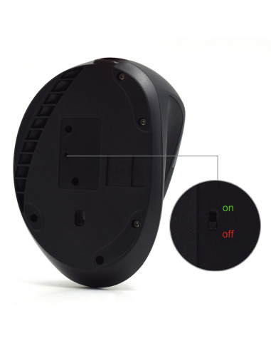 Ewent EW3158 ratón Oficina mano derecha RF inalámbrico 1600 DPI