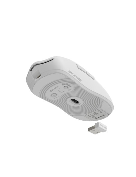 GENESIS Zircon 500 ratón Juego mano derecha RF Wireless + Bluetooth + USB Type-C Óptico 10000 DPI
