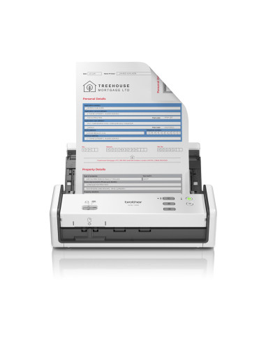 Brother ADS-1300 Escáner con alimentador automático de documentos (ADF) 1200 x 1200 DPI A4 Blanco