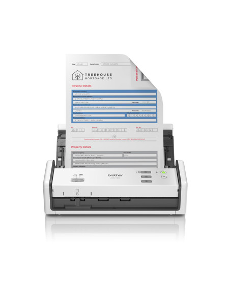 Brother ADS-1300 Escáner con alimentador automático de documentos (ADF) 1200 x 1200 DPI A4 Blanco