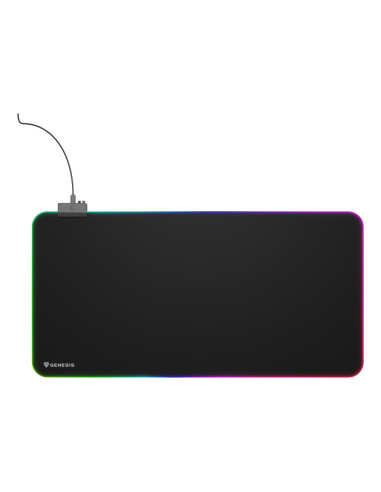 GENESIS Boron 500 XXL RGB Alfombrilla de ratón para juegos Negro