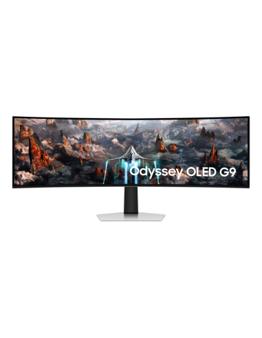 Samsung G93SC pantalla para PC 124,5 cm (49") 5120 x 1440 Pixeles Dual QHD OLED Plata
