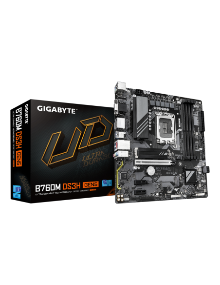 GIGABYTE B760M DS3H GEN5 placa base Intel B760 Express LGA 1700 micro ATX