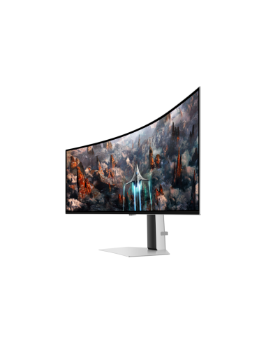 Samsung G93SC pantalla para PC 124,5 cm (49") 5120 x 1440 Pixeles Dual QHD OLED Plata
