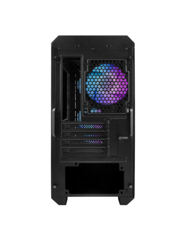 GENESIS Irid 503 ARGB Micro Torre Negro, Transparente