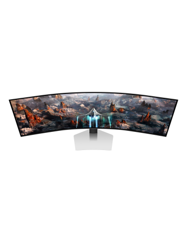 Samsung G93SC pantalla para PC 124,5 cm (49") 5120 x 1440 Pixeles Dual QHD OLED Plata