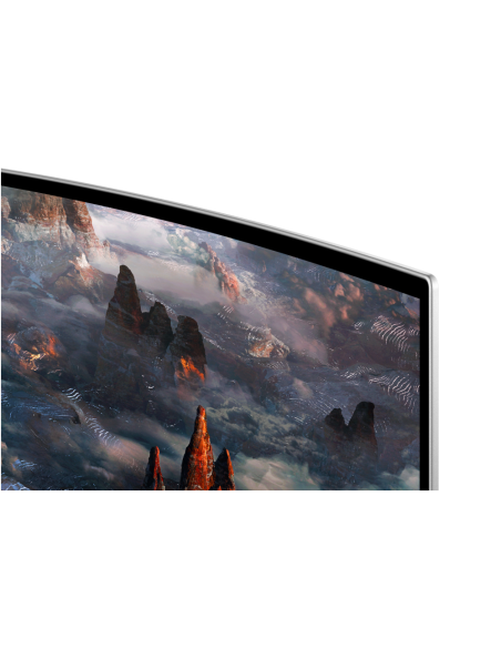 Samsung G93SC pantalla para PC 124,5 cm (49") 5120 x 1440 Pixeles Dual QHD OLED Plata